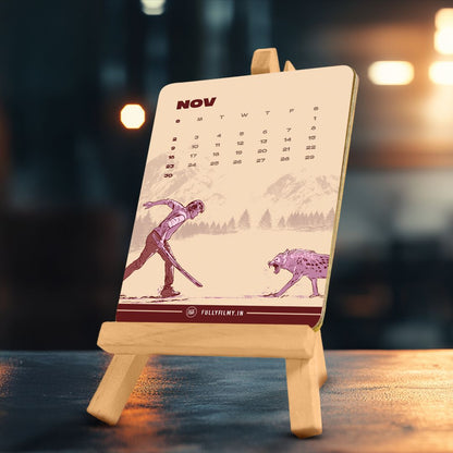 Thalapathy Forever 2025 - Desk Calendar - Fully Filmy