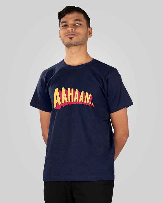 Aahaan T-Shirt - Navy - Fully Filmy - MadrascartFully Filmy