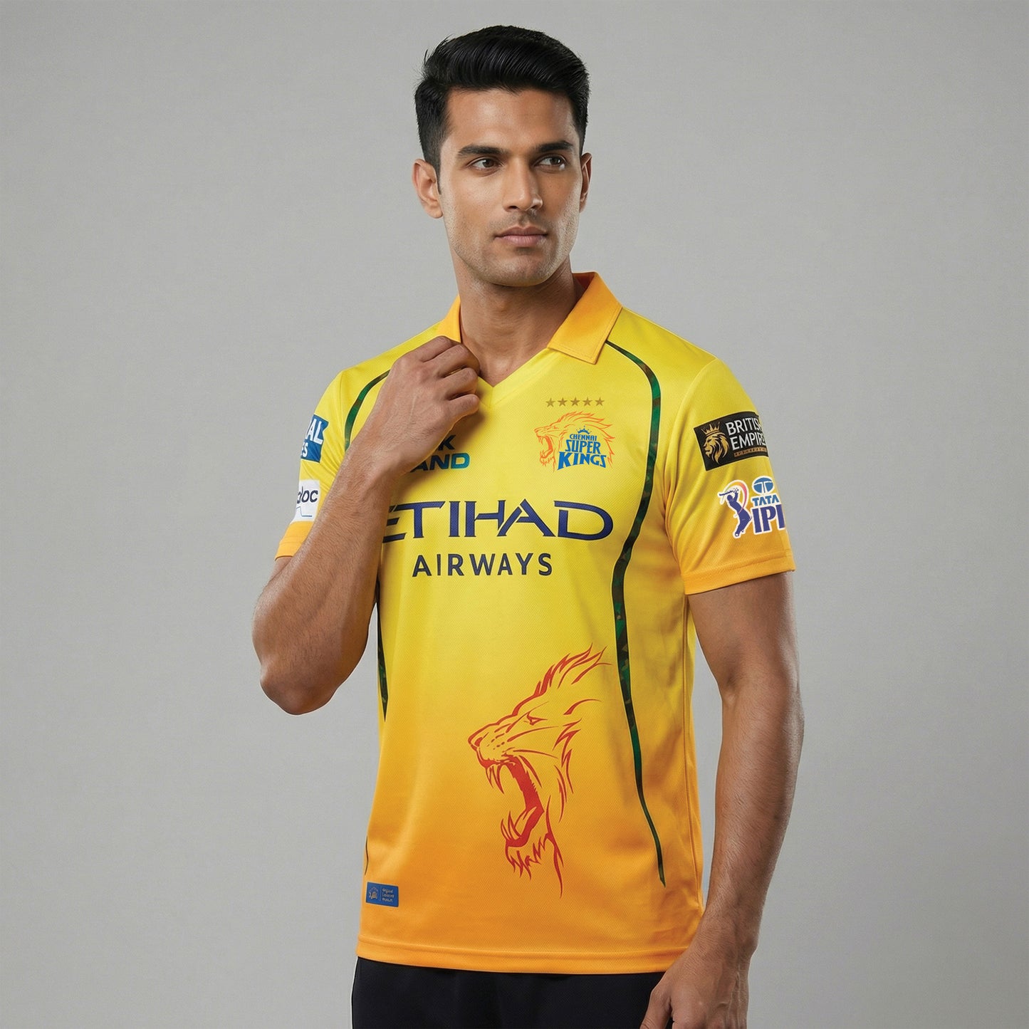 Chennai Super Kings Authentic Fan Jersey 2026 - Dhoni 7 (Half Sleeve) [Pre-Order]