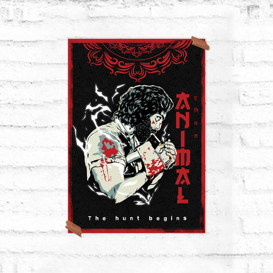 Animal: Hunt Begins | Official Animal Poster - Fully Filmy - MadrascartFully Filmy