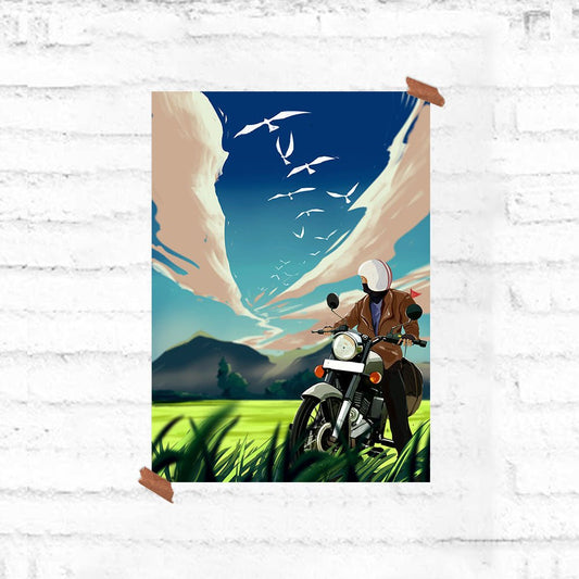 Bikers Posters - Into the Horizon - Fully Filmy - MadrascartFully Filmy