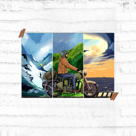 Bikers Posters - The Nomad - Fully Filmy - MadrascartFully Filmy