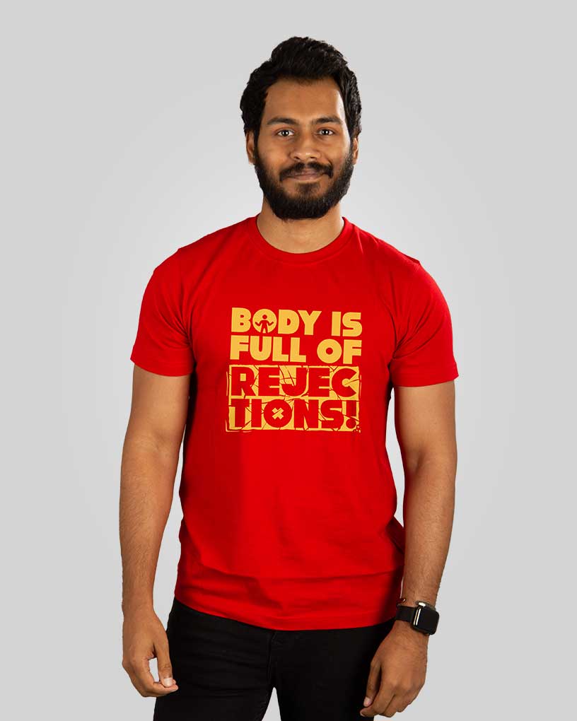 Body full of rejections T-shirt - Fully Filmy - MadrascartFully Filmy