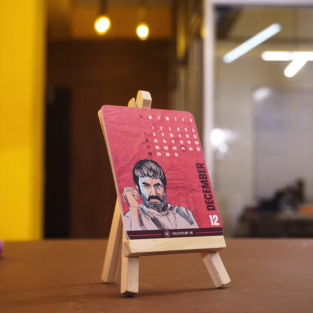Heroes of Tollywood 2025 - Desk Calendar - Fully Filmy