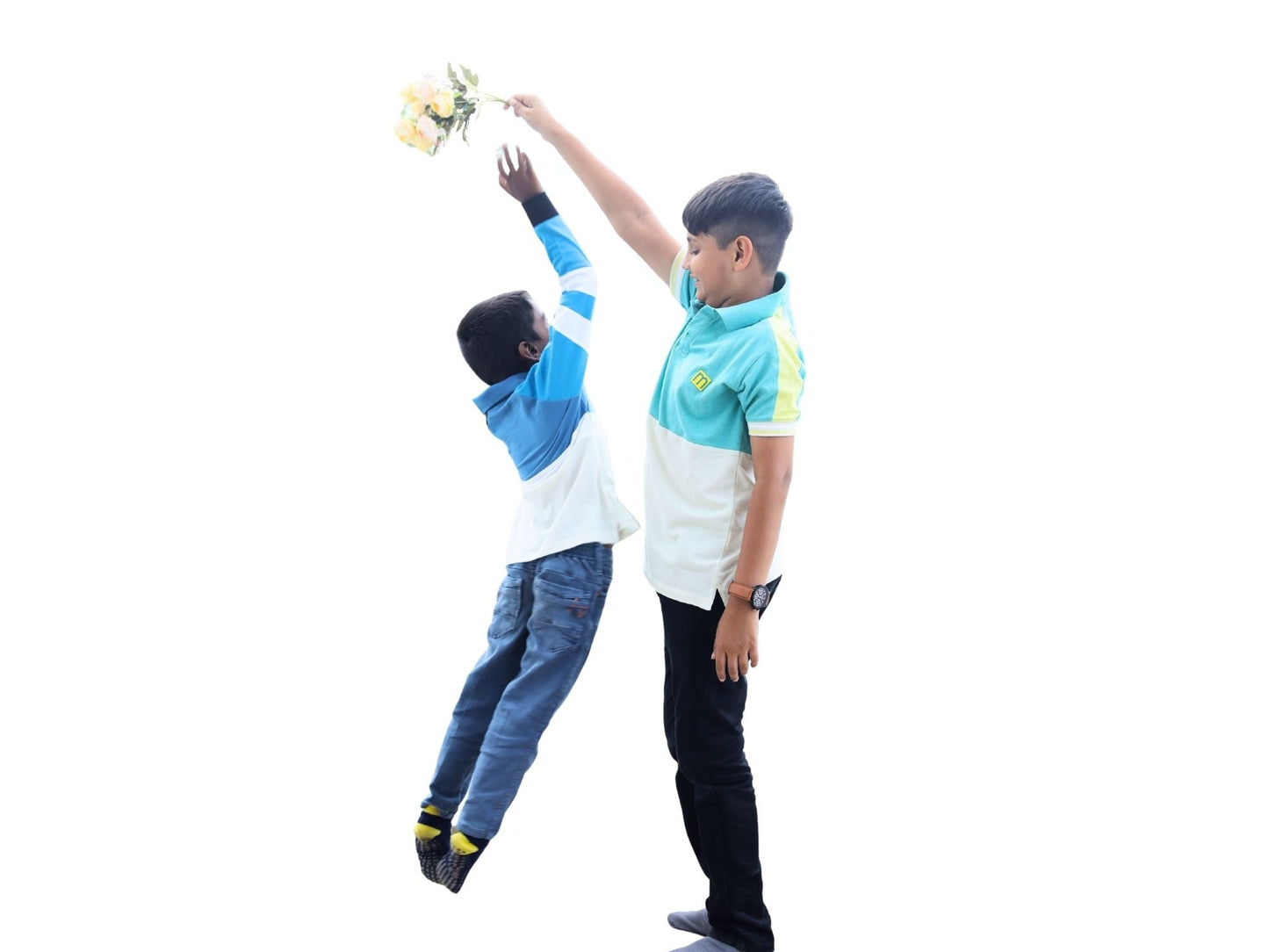 Color Clash Boy's Polo - Watermelon Boys - MadrascartWatermelon Boys