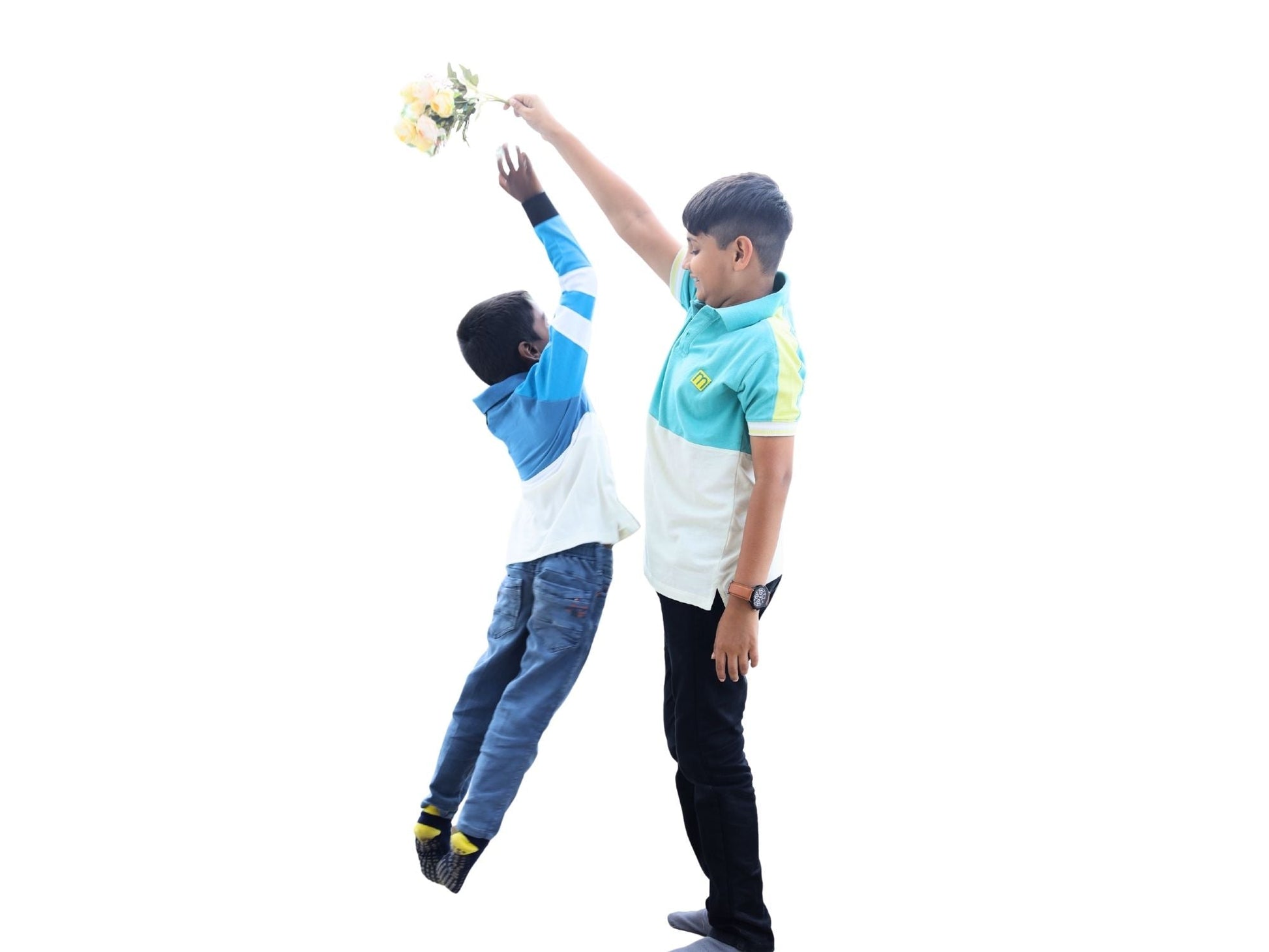 Color Clash Boy's Polo - Watermelon Boys - MadrascartWatermelon Boys