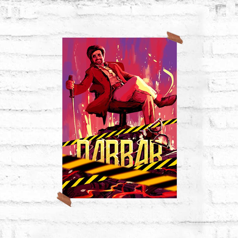 Darbar Official Poster - Fully Filmy - MadrascartFully Filmy