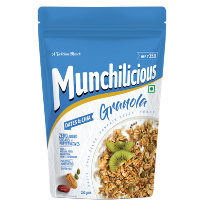 Dates & Chia Granola - Munchilicious (350gms)