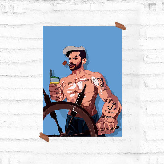 Dhawan - Popeye Poster - Fully Filmy - MadrascartFully Filmy