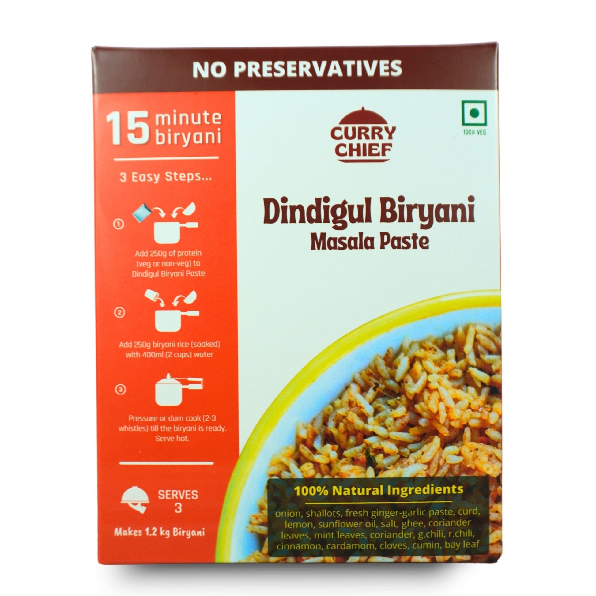 Dindigul Biryani Paste - Currychief - MadrascartCurrychief