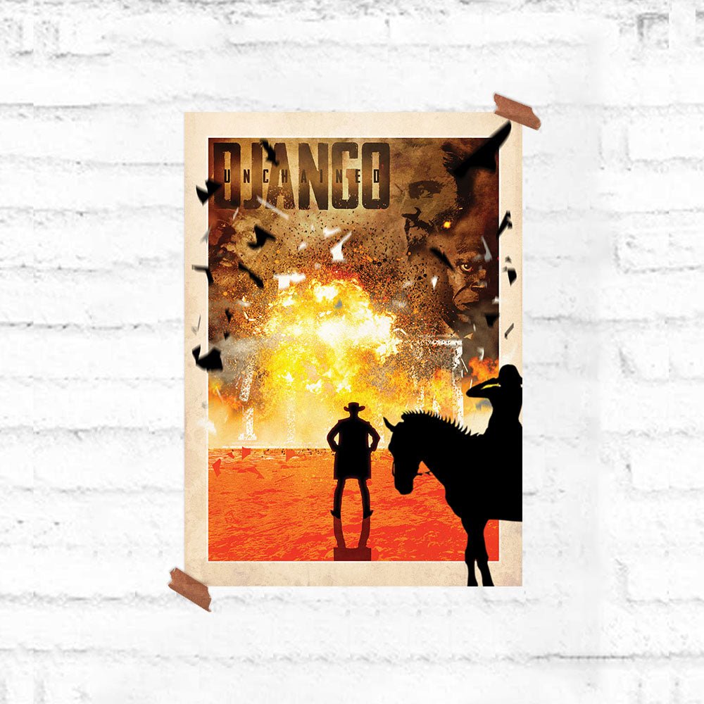 Django Unchained Tribute Poster - Fully Filmy - MadrascartFully Filmy