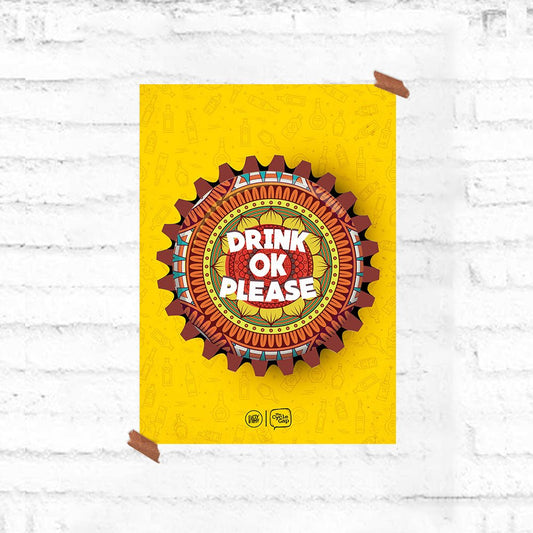 Drink Ok Please Poster - Fully Filmy - MadrascartFully Filmy