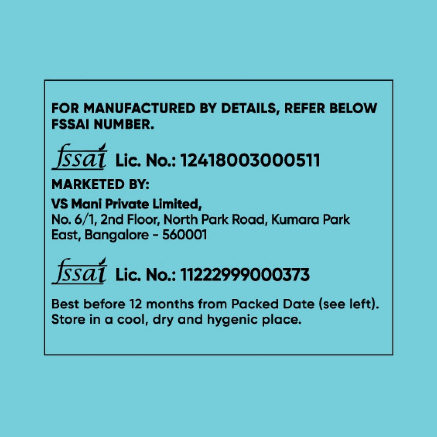 Filter Coffee Powder 200g, 80:20 - VS Mani - MadrascartVS Mani