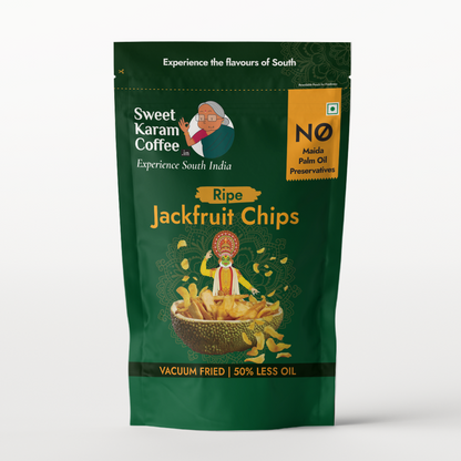 Ripe Jackfruit Chips - Vacuum Fried 50g - Sweet Karam Coffee