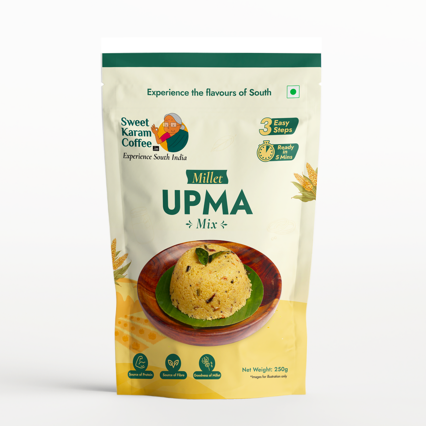Millet Upma Mix 250g - Sweet Karam Coffee