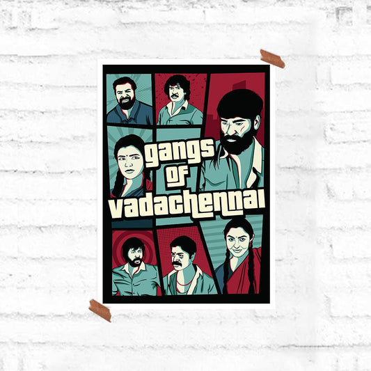 Gangs of Vadachennai - Vadachennai Official Poster - Fully Filmy - MadrascartFully Filmy