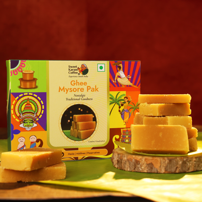 Ghee Mysorepak 100g - Sweet Karam Coffee