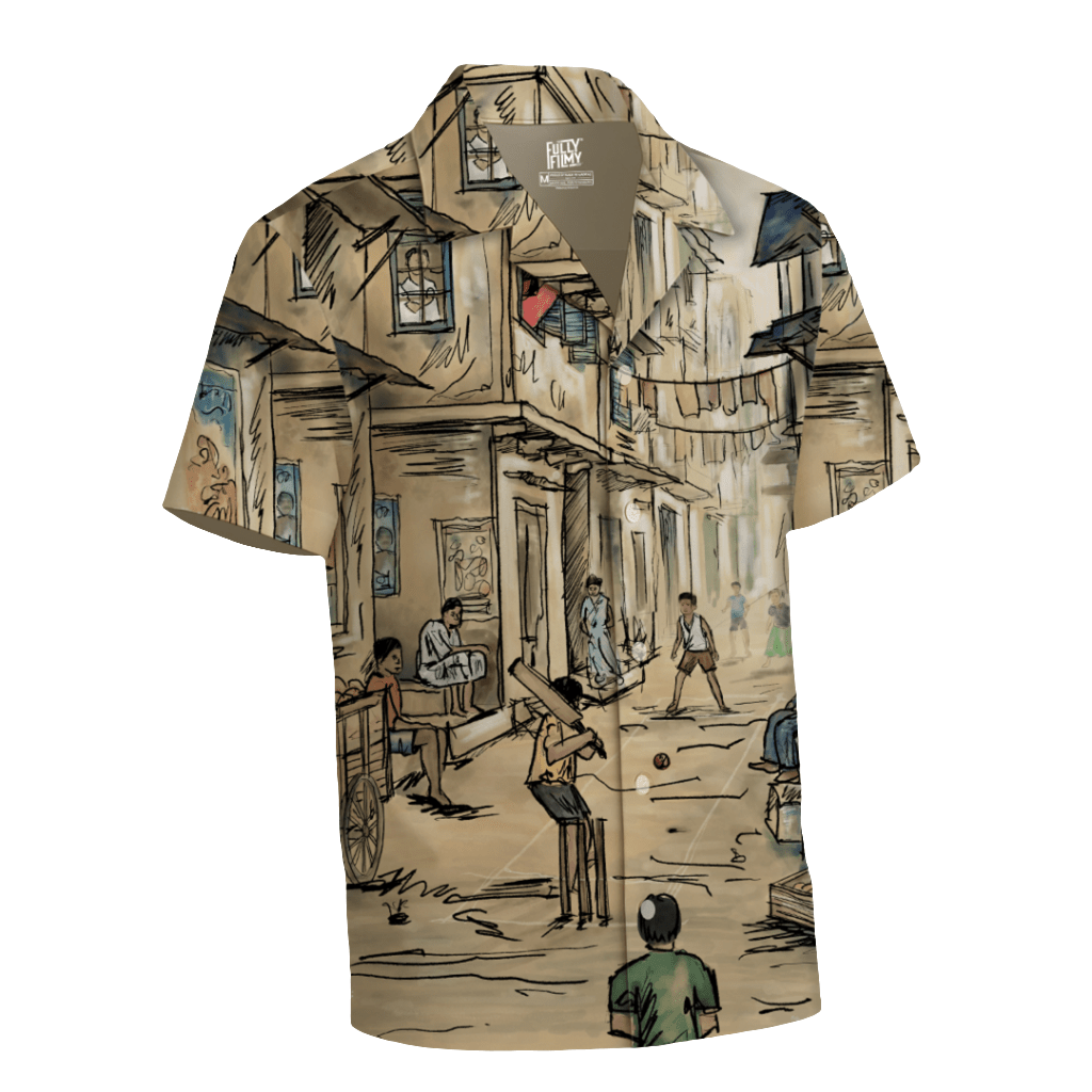 Gully Cricket Men's Shirt - Fully Filmy - MadrascartFully Filmy