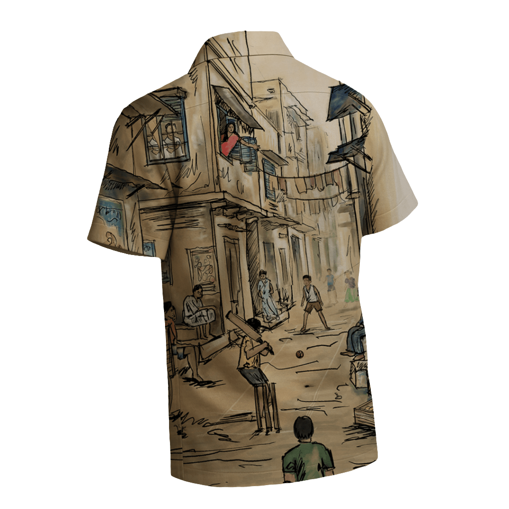 Gully Cricket Men's Shirt - Fully Filmy - MadrascartFully Filmy