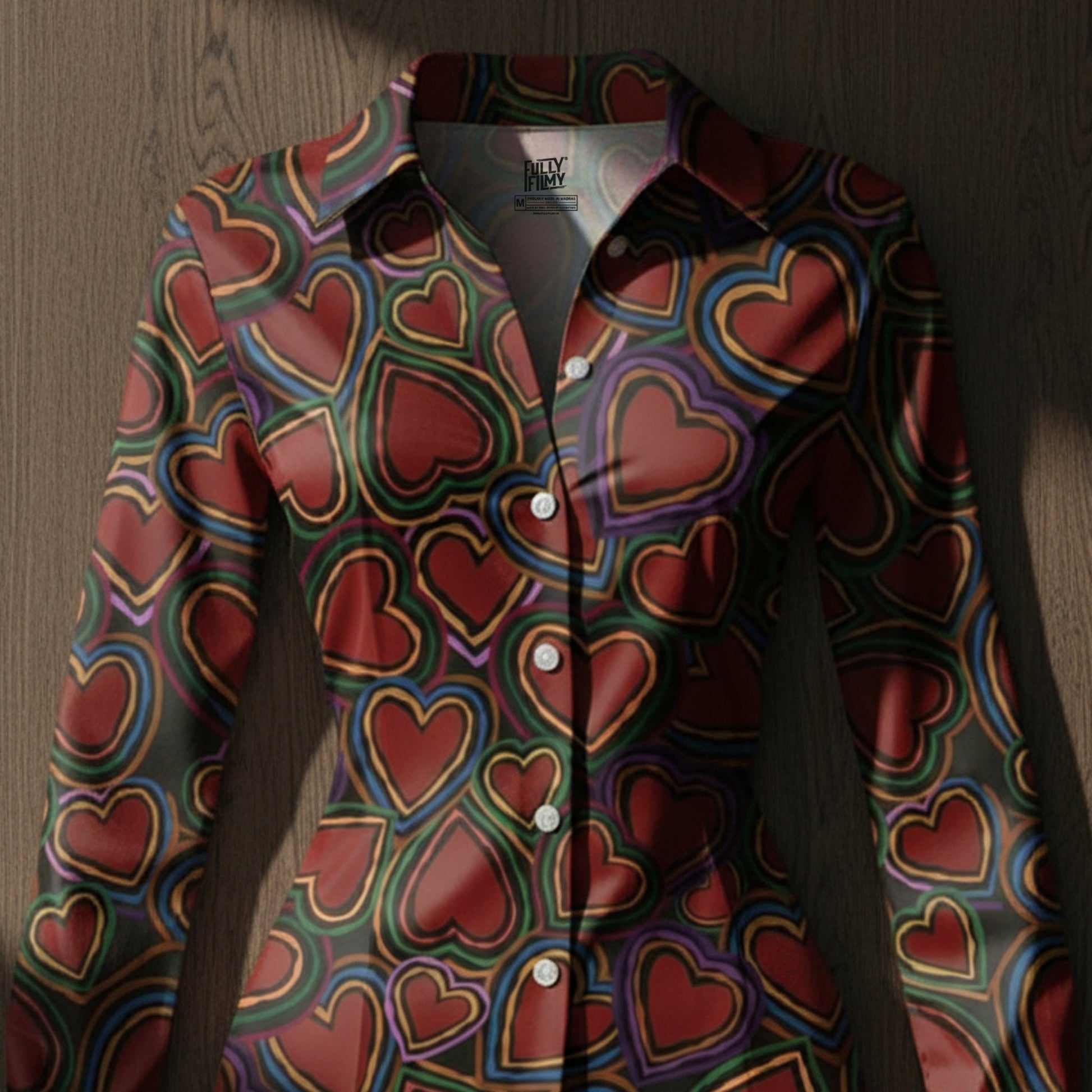 Heartpop Women's Shirt - Fully Filmy - MadrascartFully Filmy