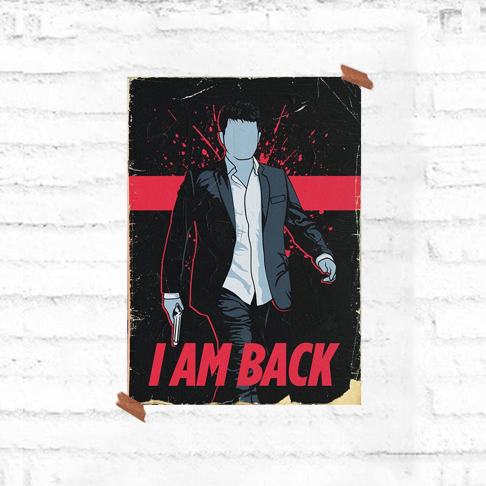 I am Back Poster - Fully Filmy - MadrascartFully Filmy