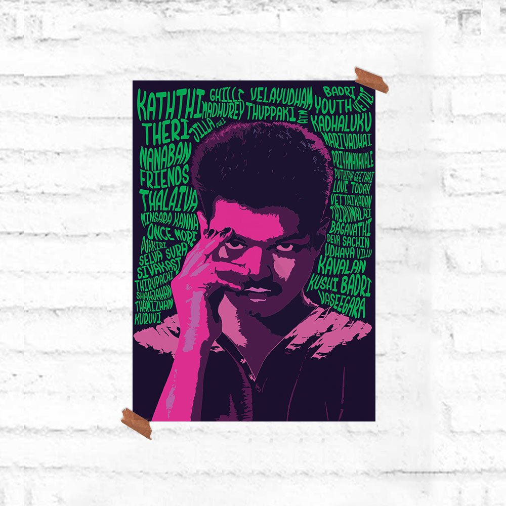 Ilayathalapathy Vijay Fan Poster - Fully Filmy - MadrascartFully Filmy