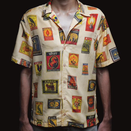 Light My Fire Men's Shirt - Fully Filmy - MadrascartFully Filmy