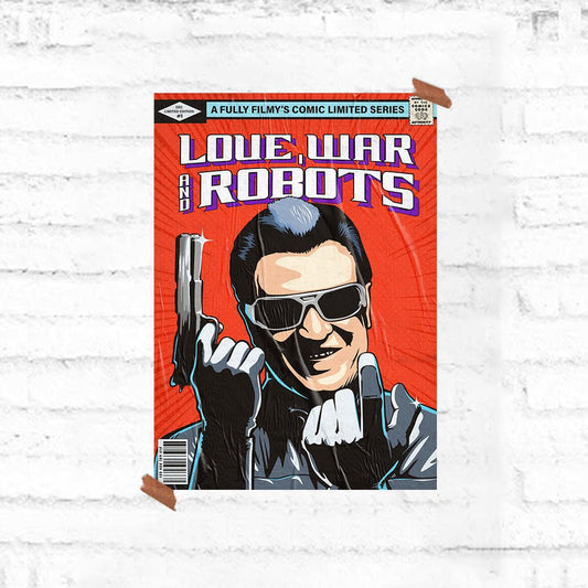 Love, War and Robots Poster - Fully Filmy - MadrascartFully Filmy