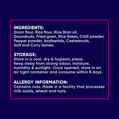 Madras Mixture 130g, No Palm Oil - VS Mani - MadrascartVS Mani