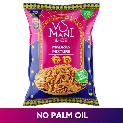 Madras Mixture 130g, No Palm Oil - VS Mani - MadrascartVS Mani