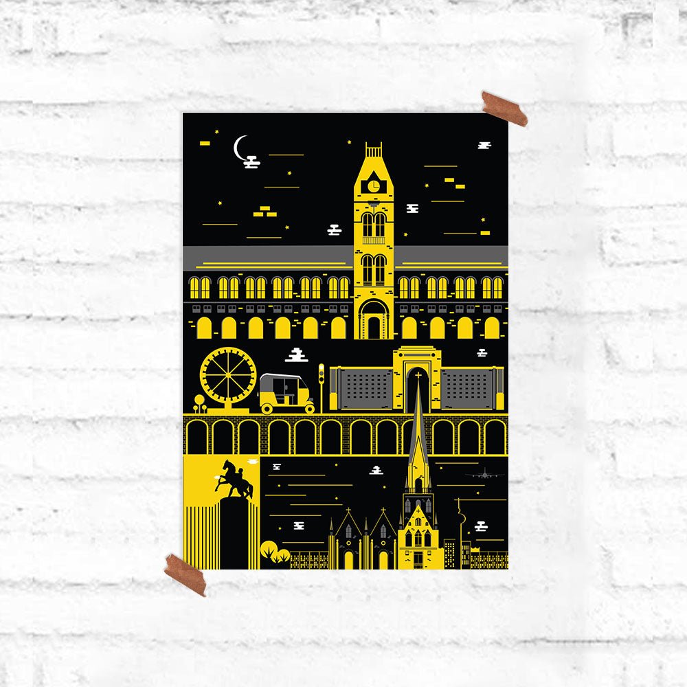 Madras Streets Poster - Fully Filmy - MadrascartFully Filmy