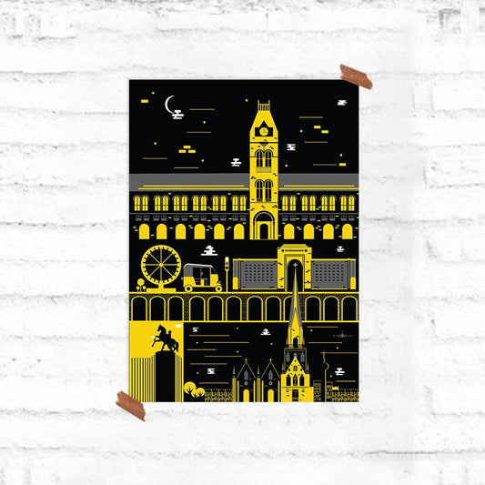 Madras Streets Poster - Fully Filmy - MadrascartFully Filmy