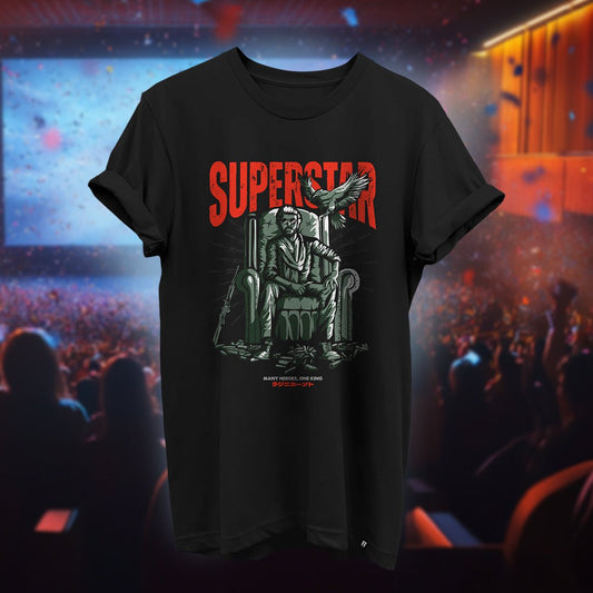 Many Heroes, One Superstar T-Shirt - Fully Filmy - MadrascartFully Filmy