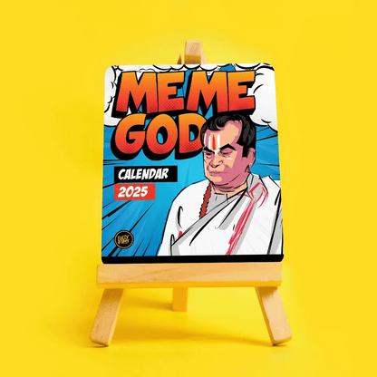 Meme God 2025 - Desk Calendar - Fully Filmy
