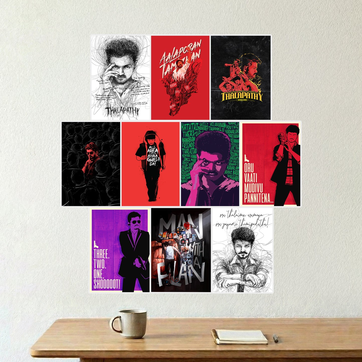 THALAPATHY VIJAY POSTER KIT - Fully Filmy