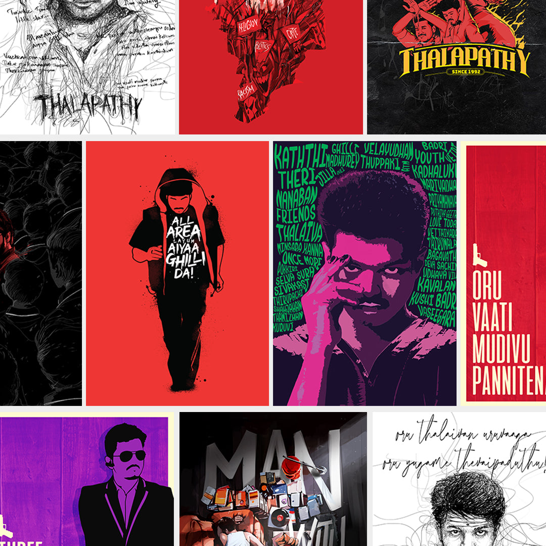 THALAPATHY VIJAY POSTER KIT - Fully Filmy