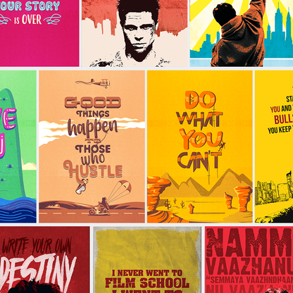 MOTIVATIONAL POSTER KIT - Fully Filmy