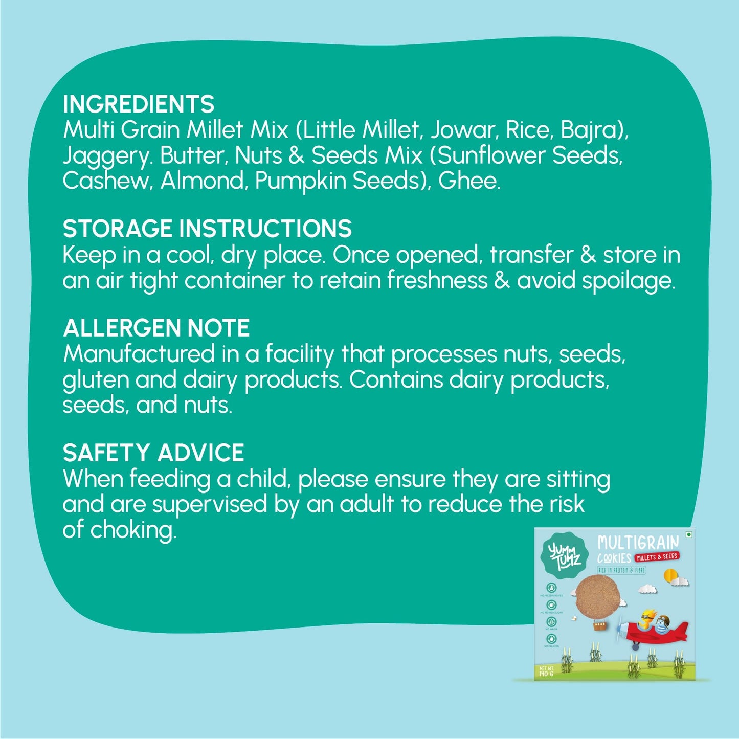 Multigrain Millets & Seeds Cookies - Yumm Tumz - MadrascartYumm Tumz