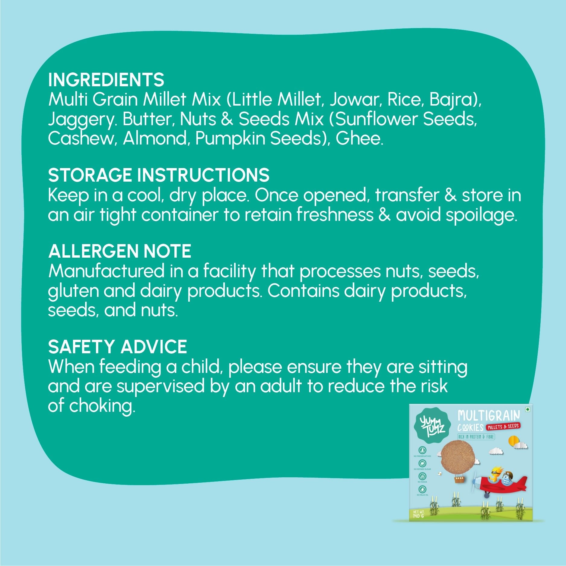 Multigrain Millets & Seeds Cookies - Yumm Tumz - MadrascartYumm Tumz