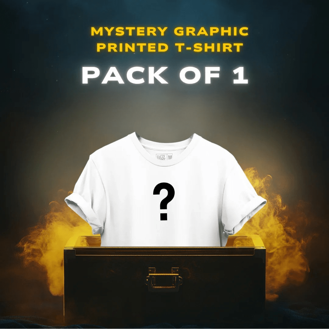 Mystery Graphic Printed T-Shirt - Fully Filmy - MadrascartFully Filmy