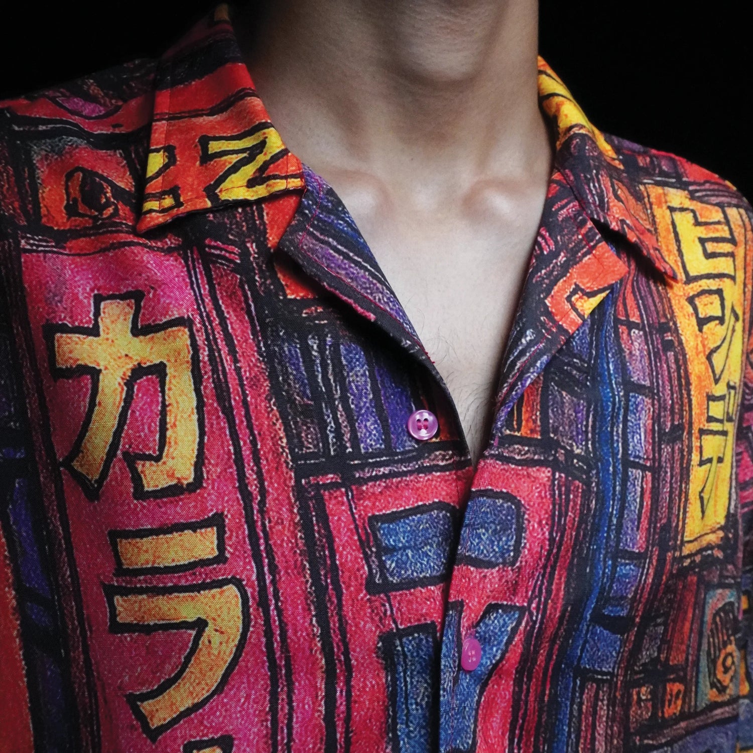 Neon Tokyo Men's Shirt - Fully Filmy - MadrascartFully Filmy