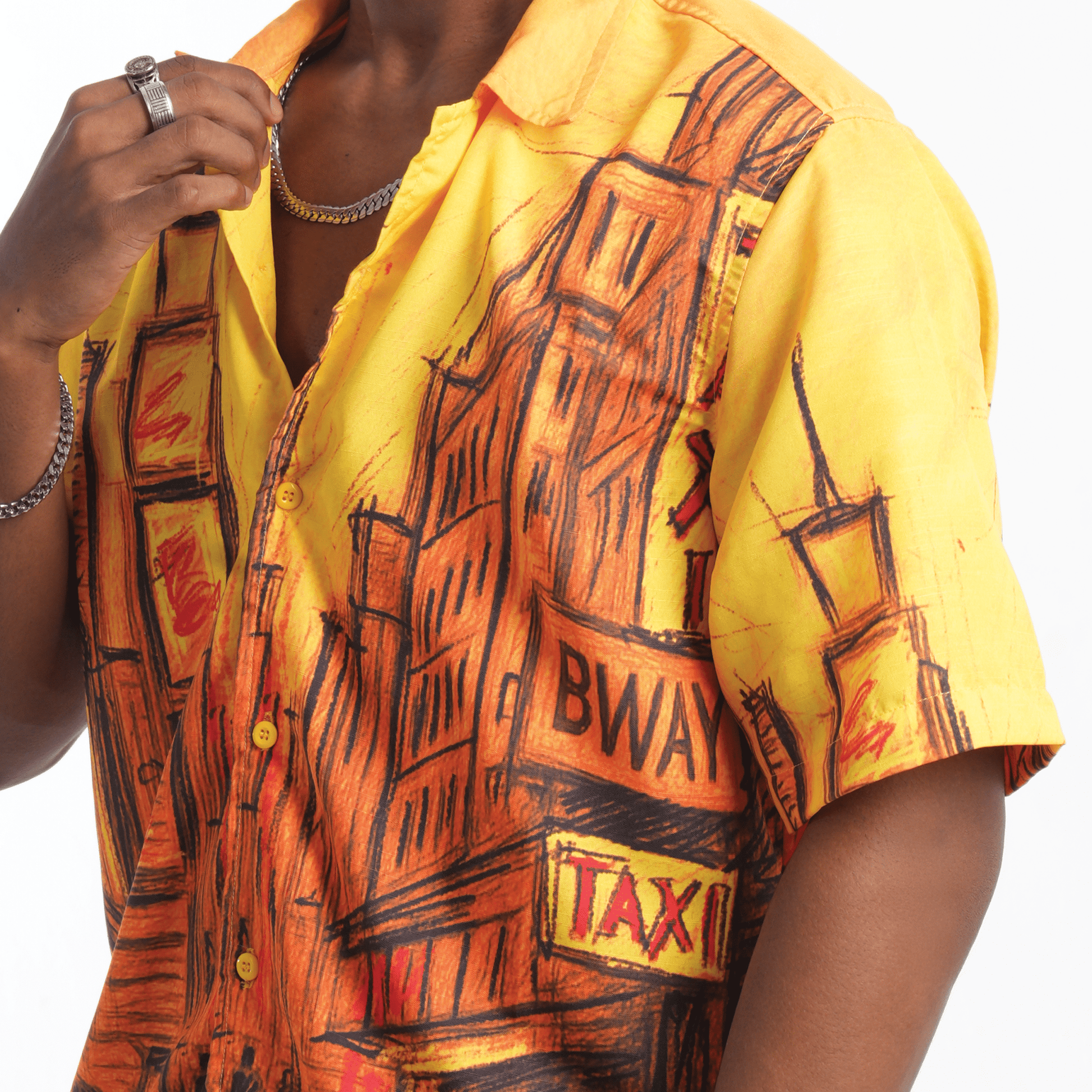 New York Rush Men's Shirt - Fully Filmy - MadrascartFully Filmy