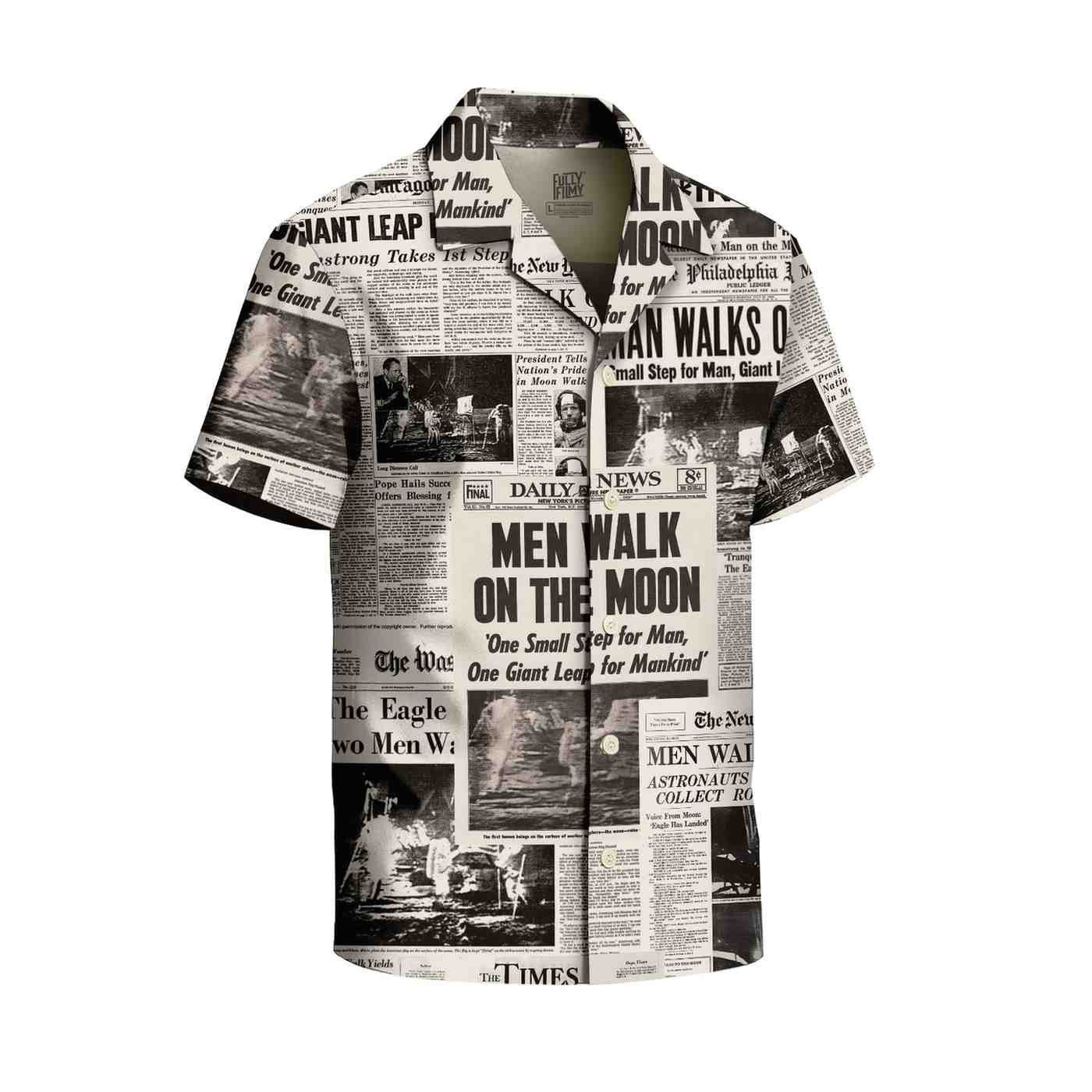 Man on the Moon Men's Shirt - Fully Filmy
