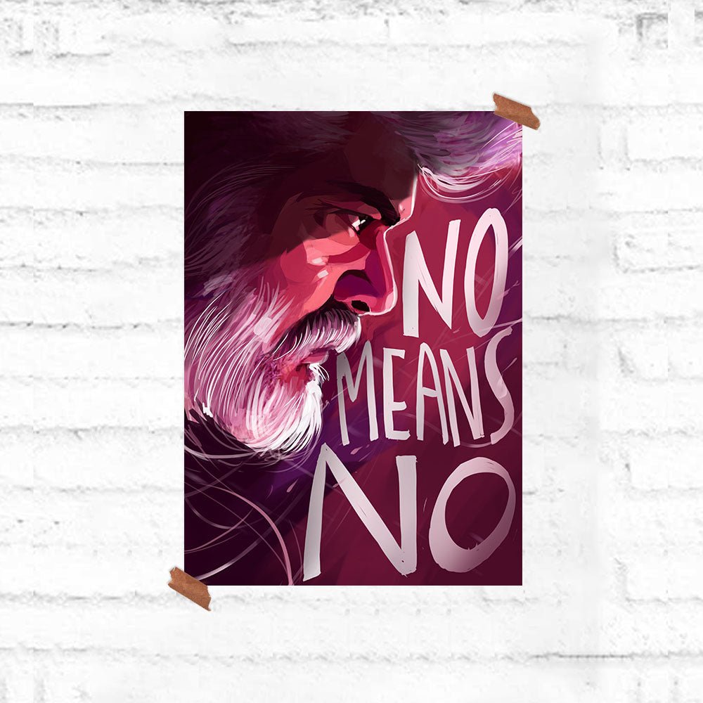 No means No Poster - Fully Filmy - MadrascartFully Filmy