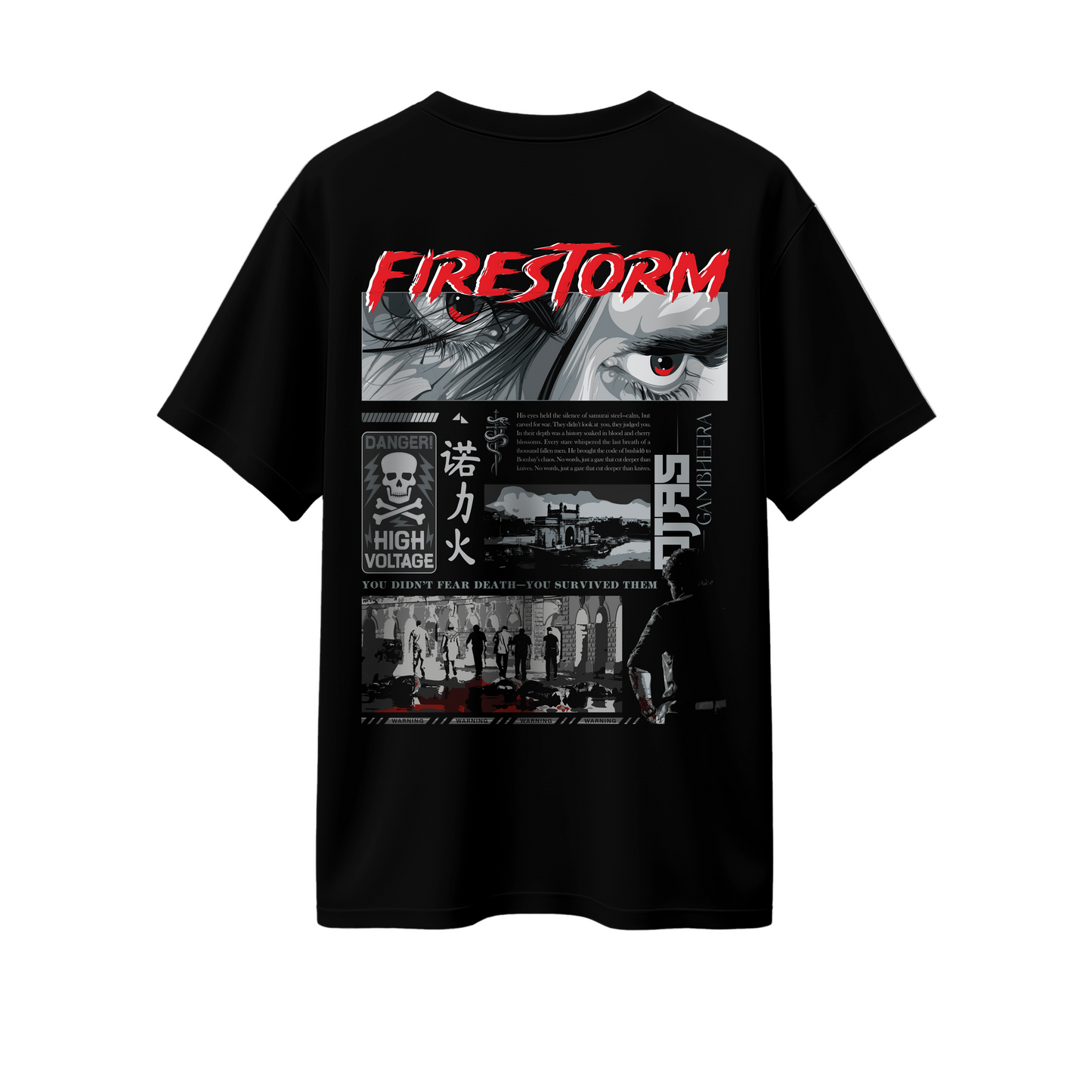 Firestorm is Coming Oversized T-Shirt | OG Official Merchandise - Fully Filmy