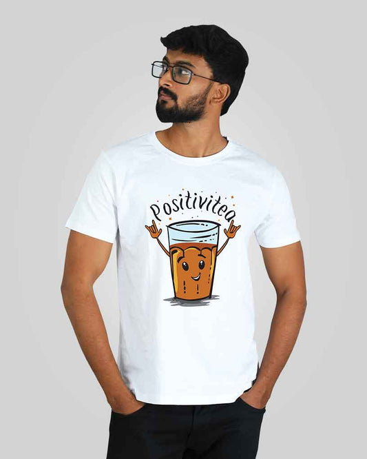 Positivitea T-Shirt - Fully Filmy - MadrascartFully Filmy