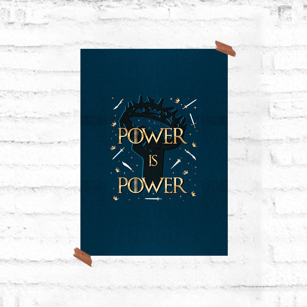 Power Motivational Poster - Fully Filmy - MadrascartFully Filmy