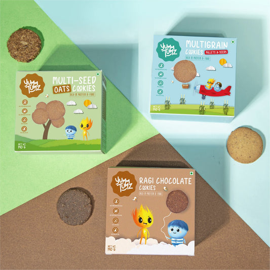 Power Packed Trio Cookies | Pack of 3 - Yumm Tumz - MadrascartYumm Tumz
