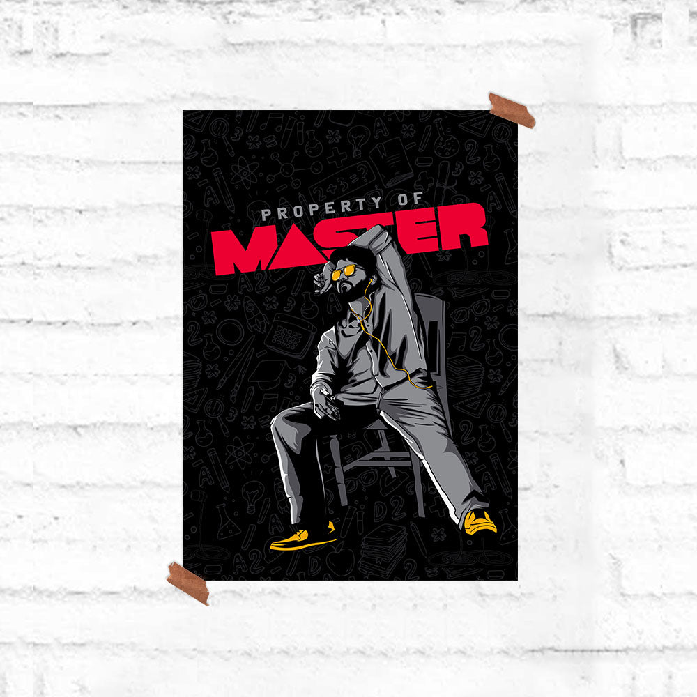 Property Of Master Poster - Fully Filmy - MadrascartFully Filmy