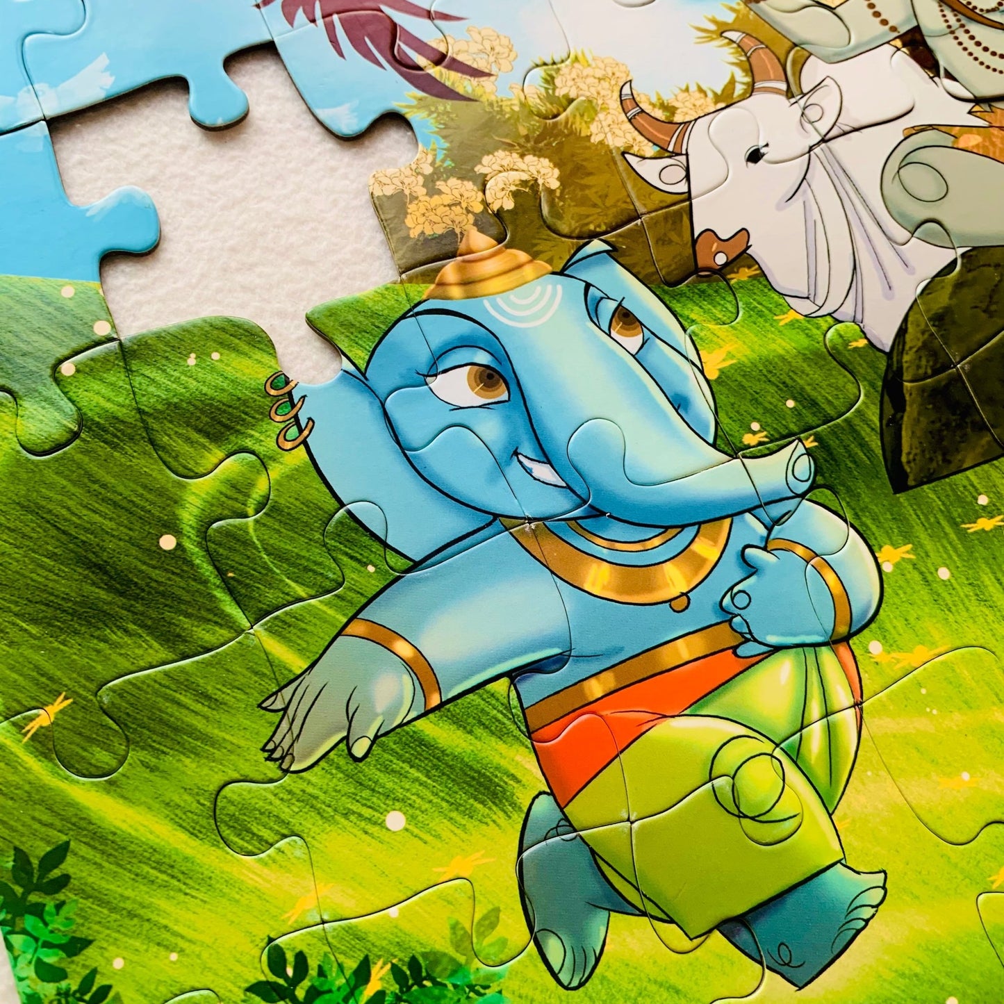 Puzzle - Ganesha - 54 pieces - 2D Jigsaw puzzle - Aurva World - MadrascartAurva World
